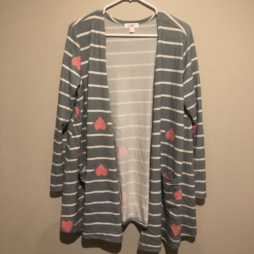 SOLD💜Lularoe Striped Caroline Cardigan